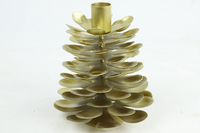 Countryfield Kandelaar Denenappel Sven L 15 cm Goud
