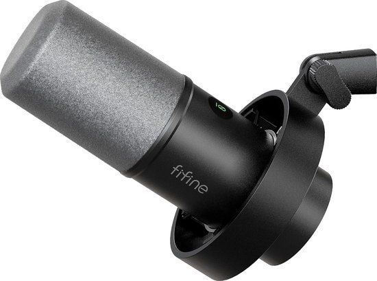 FIFINE XLR Dynamic Microphone - USB & XLR Output - For Streaming & Podcasting