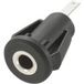 TRU COMPONENTS 718672 Jackplug 3,5 mm Bus, montage verticaal Aantal polen: 2 Mono Noir 1 stuk(s)