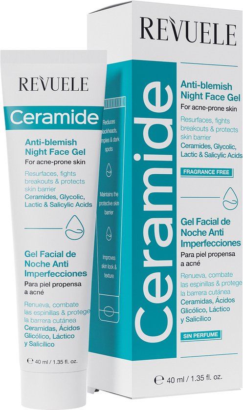Revuele Ceramide Anti-Blemish Night Face Gel - 40ml