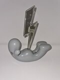 DHINK Butt Lightning Pen Holder - Gray - Office Accessory - Funny Office Decor