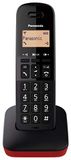 Panasonic KX-TGB610SPR Digitale draadloze telefoon, basiseenheid en 1 hoofdtelefoon, beller-identificatie en blokker, verbeterd volume van de ontvanger, schokbestendig, LCD-display, rood