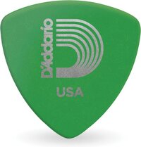 D'Addario 2DGN4-10 Duralin Wide plectrum Medium 0,85 mm - 10-Pack - Groen