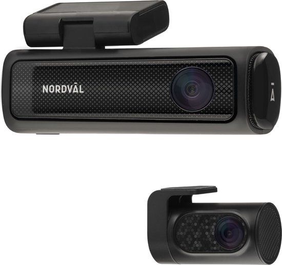 Nordväl DC202-2CH 4K Dashcam - WiFi, GPS, Park Mode, 256GB