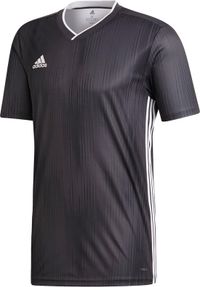 adidas Sportshirt - Größe 116 - Unisex - Grau/Weiß