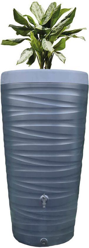 Prosperplast Maze Regenton 2-in-1 - 240 liter - Antraciet