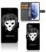 B2Ctelecom Telefoonhoesje met Naam Samsung Galaxy S22 Plus Skull Hair