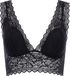 Chantelle Floral Touch Beugelloze Voorgevormde Triangelbh Soft Feel Zwart