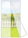 Markenlos Famanu Magnetisch vliegenhor voor balkondeur, 120x195 cm, wit