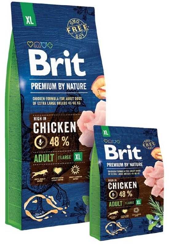 Brit Premium by Nature Adult XL 15kg - 8595602526529