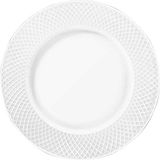 Wilmax WL-880100/A porseleinen dessertbord, wit, 20 cm diameter