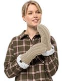 Jack Wolfskin Dames HIGHLOFT Knit Mid W Handschoen, Night Blue, S