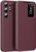 Techsuit Samsung Galaxy S24 Ultra Hoesje - SmartView Book Wallet Case - Rouge