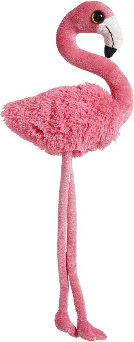 Nature Planet Grote roze pluche flamingo knuffel 65 cm