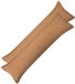 vidaXL - Kussensloop - 2 stuks - HOUTEN - Beige - 40 x 145 cm - Bouclé