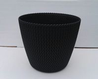 Prosperplast Bloempot Buiten Binnen Rond Splofy 30cm ANTRACIET / 2 STUKS