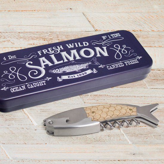 Balvi Zalm Kurkentrekker - Zilver