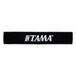 TAMA Handdoek met wit logo - zwart van 100% katoen, 110cm lang en 20cm breed (TTWL001)