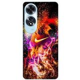 Nike Etui Oppo A60 Gekleurde Verf Maniacase