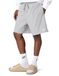 Nike Heren Shorts M Nk Club Knit Short, Dark Grey Heather/White, FQ4359-063, 3XL