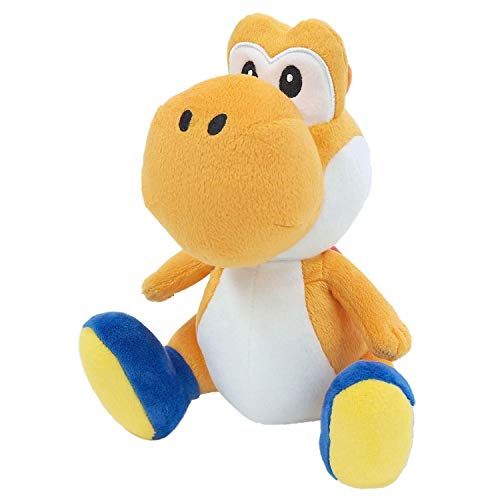 San-ei Co Oranje Yoshi 6 Pluche - Knuffel - 0819996013907
