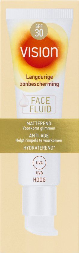 Vision Face Fluid - Zonnebrand voor het gezicht - SPF 30 - 50 ml