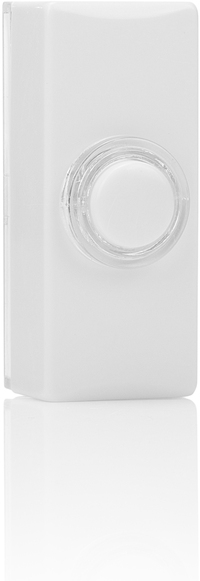 Byron 7730 - Bedrade Opbouw Deurbeldrukker - Wit