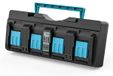 OEM Makita 4-voudige oplader voor 18V accu's, 4A, 18V uitgang