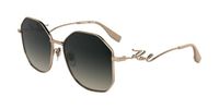 Karl Lagerfeld KL358S N Rose Gold/Grey Shaded Dames Zonnebril