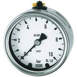 RIEGLER 134040-4091/1 manometer, CrNi-staal, G 1/2 achter excentr., 0-2,5 bar, Ø 100, 1 st.