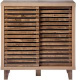 CaliCosy Liam Dressoir met 2 schuifdeuren Houtdecoratie 80 cm