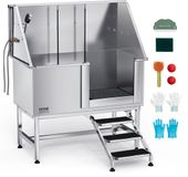 VEVOR Hondentrimbad Trap Waterfilterplaat Rechterdeur 1270x700x1545MM