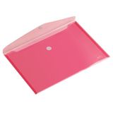 HF2 Enveloptas A4 PP Transparant Rood - 10 stuks