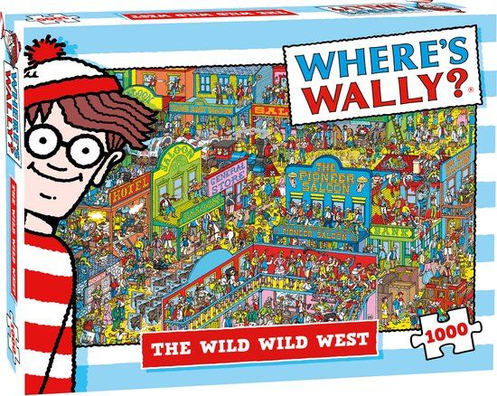 Plenty gifts spellen Plenty Gifts Puzzel Where's Wally Wild West 1000 stukjes