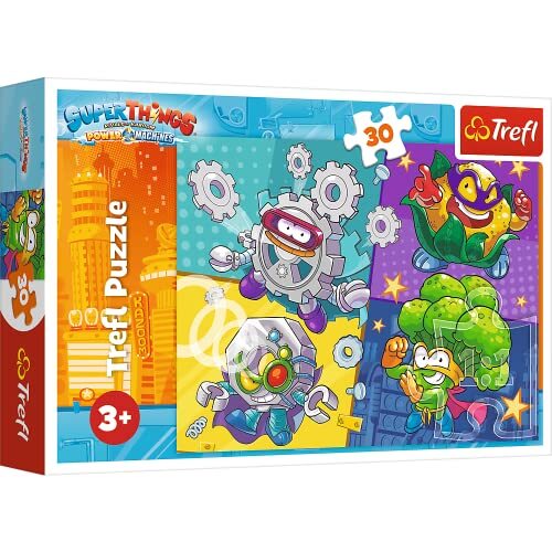 Trefl Puzzel, Super Dingen, 30 Elementen, Superhelden, voor kinderen vanaf 3 jaar