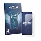 Savvies 3 Stuks Screenprotector - Geschikt voor Honor X7e Plus 5G - Beschermfolie Glas Transparant