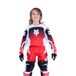 Fox Racing 180 Shield Motocross Cross-fietsshirt, fluorescerend rood, groot