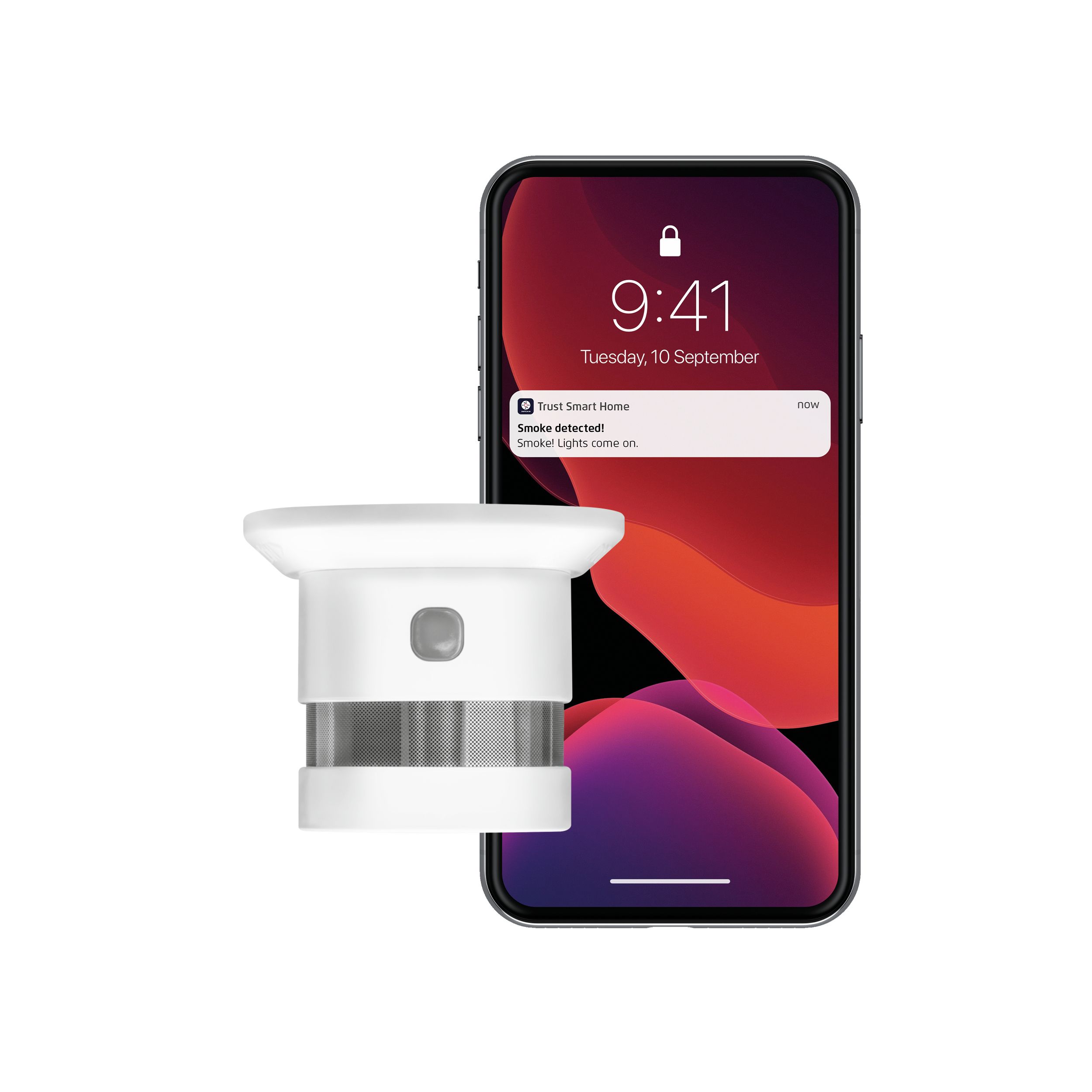 KlikAanKlikUit ZSDR-850 Draadloze Rookmelder - Wit