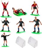 Taartdecoratie.nl - Voetbal Taartdecoratie Set - 8 stuks
