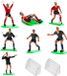 Taartdecoratie.nl - Voetbal Taartdecoratie Set - 8 stuks