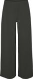 VERO MODA VMBERLIN ZAMIRA MW WIDE PANT NOOS Wide Leg Fit Casual Broek Vrouwen Peat Polyester/Elastaan