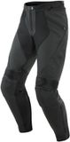 Dainese Pony 3 S26 geperforeerde leren motorfietsbroeken Zwart Maat 50