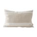 Tell Me More Housse de coussin Jules rayure naturelle, 40x60 cm
