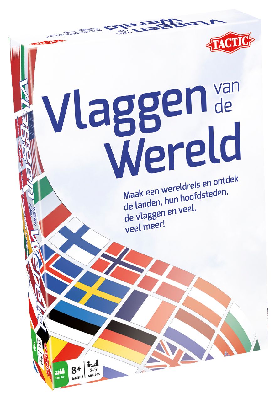Selecta Vlaggen van de wereld Bordspel - Multicolor - 8+ jaar