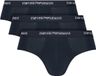 Emporio Armani 3P herenslips basic blauw XXL