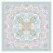 Roeckl Foulard 'FINE PAISLEY' bleu / aqua / bleu pigeonneau / bleu ciel / bleu pastel / bleu clair