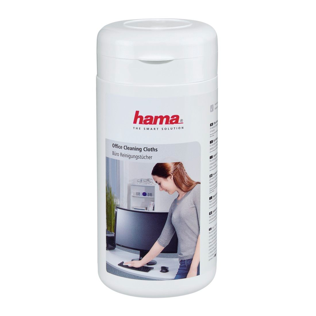 Hama 00113805 - Schoonmaakdoeken - wit - fleece - 100 stuks