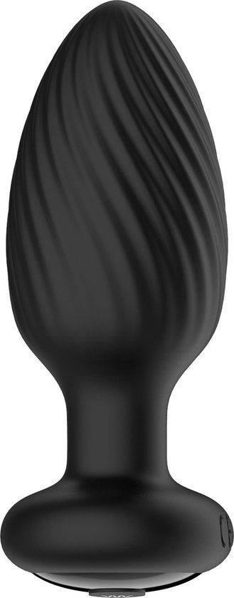 Nexus Tornado Butt Plug - Medium - Zwart - Siliconen