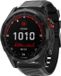 Strap-it Bracelet de montre connectée en silicone - Convient pour Garmin Fenix 7x - Noir