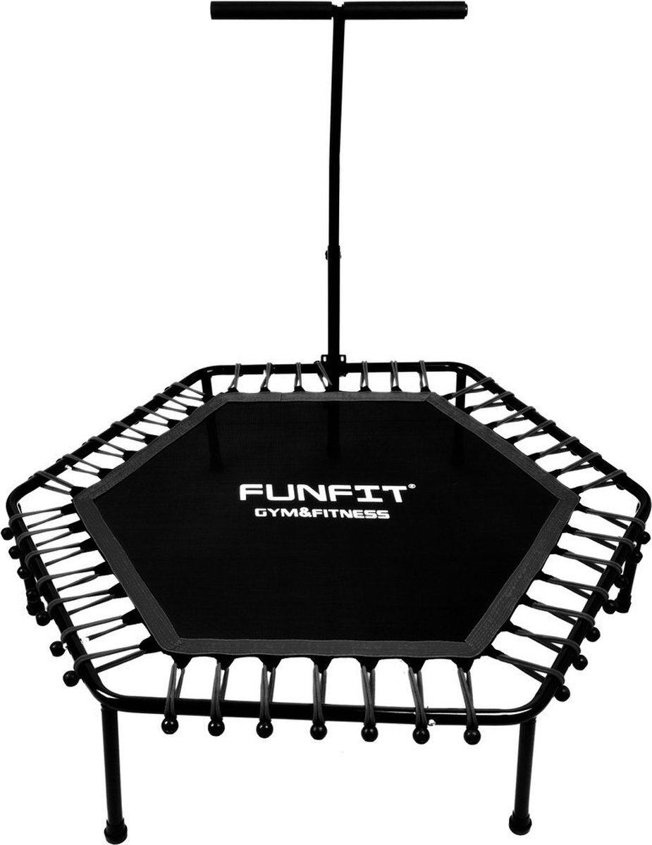 Viking Choice Fitness trampoline - 130 cm - voor binnen en buiten - zwart